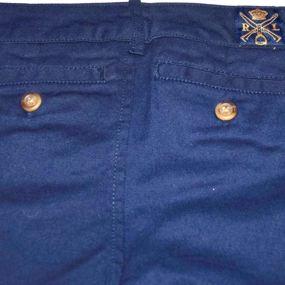 NEW Ralph Lauren Navy Blue Chino Pants - Size 8